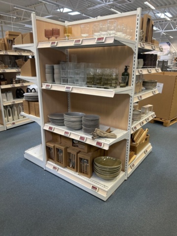 1486388-7 Shop shelves 4 pcs