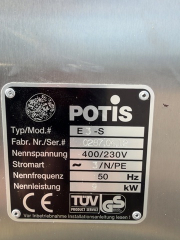 1422000-4 Kebabgrill - POTIS E3-S