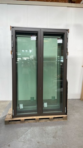 1571833-1 Kastrup pardörrar/altandörrar – trä/alu, 3-glas – 1600 × 2542 mm, 12 st