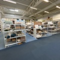 1486389-4 Butiksinredning - Sektionsrader med hyllor