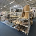 1486389-5 Butiksinredning - Sektionsrader med hyllor
