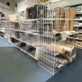 1486389-7 Butiksinredning - Sektionsrader med hyllor