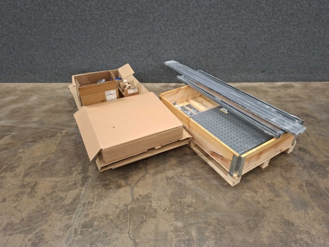 1575759-2 Complete workbench TRUST Tool boards, picking bins, shelves, 1500x760 mm, high-pressure laminate