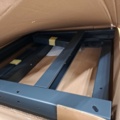 1575759-8 Complete workbench TRUST Tool boards, picking bins, shelves, 1500x760 mm, high-pressure laminate