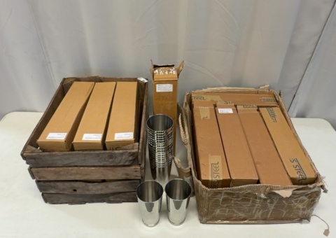 Collection of stainless steel shakers