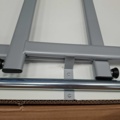 1575761-7 Bord CLAIRE Fällbart, 1200x500 mm, vit laminat, krom