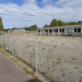 1565964-3 Football field and basketball court with fence