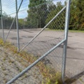 1565964-11 Football field and basketball court with fence