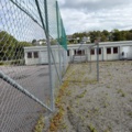 1565964-15 Football field and basketball court with fence