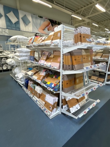 1486391-8 Shop fittings - Shelving sections