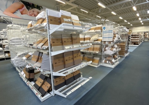 Shop fittings - Shelving systems