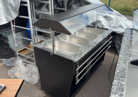 Warming counter Buffet with serving counter 4 canteens