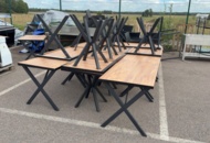 1422021 Large batch of tables, chairs and sofas