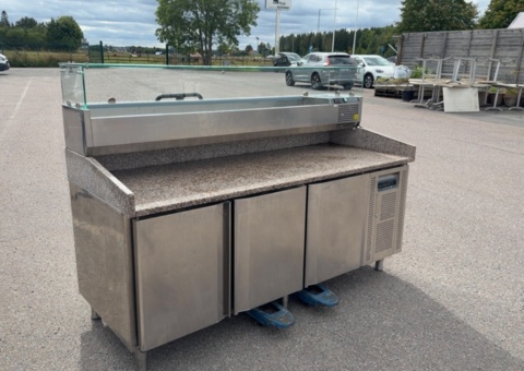 Pizza cooler with salad bar - Tefcold PT-