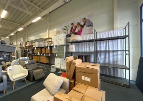 Shop fittings - Shelving sections