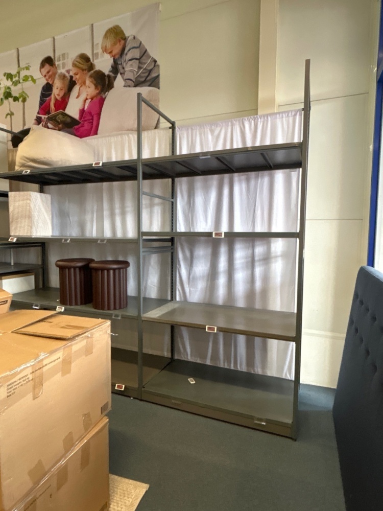 1486396-2 Shop fittings - Shelving sections