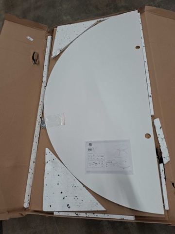 1575766-7 Table VARIOUS Ø1600 mm, height 740 mm, black, white