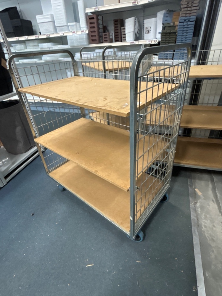 1486400-2 Shelf trolleys 5 pcs