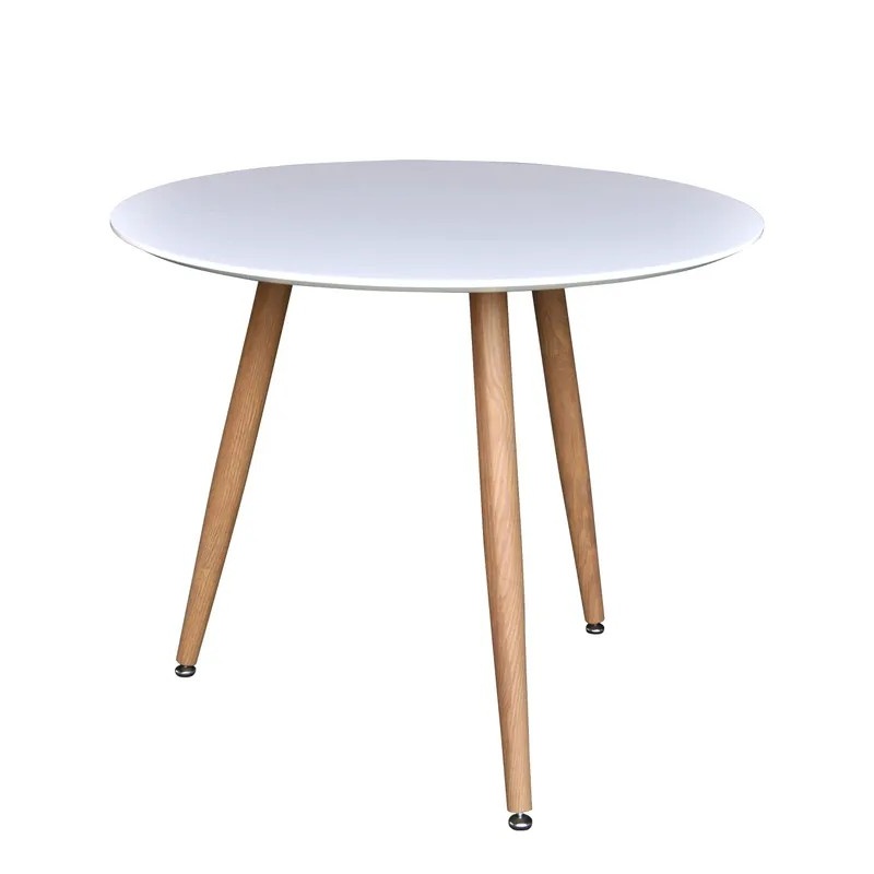 1570273-2 Runt Matbord 90cm vitt