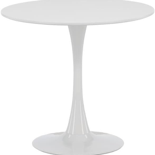 1570274-2 Runt Matbord 80cm vitt