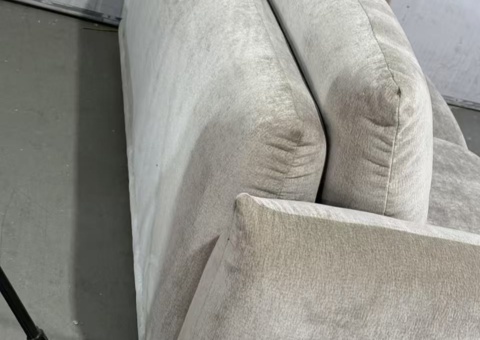 Sammets 3-sits soffa