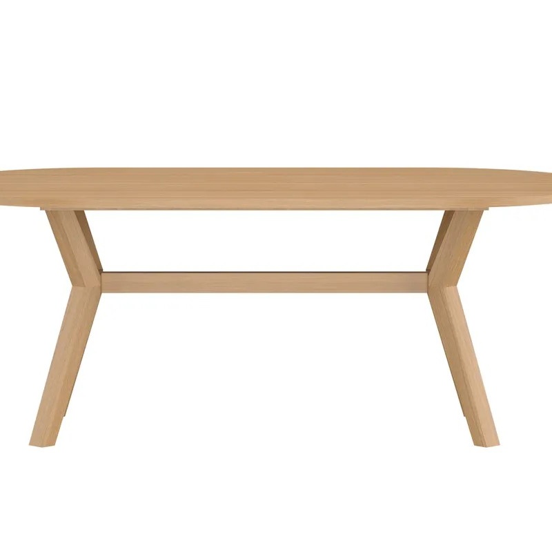 1570295-2 Ovala Matbord 200 x 90cm Natur
