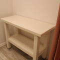 1575846-4 Display tables 4 pcs and glass shelves 5 pcs