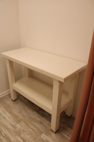 1575846-4 Display tables 4 pcs and glass shelves 5 pcs
