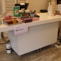 1575847-1 Cash register and mannequins