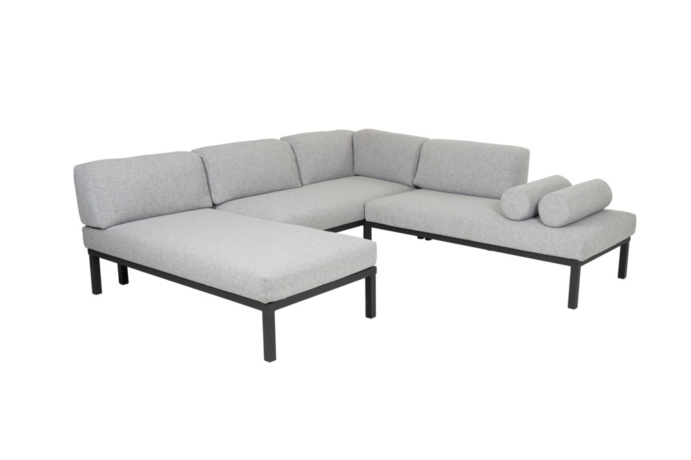 1575797-2 Sofa set Brafab Gonesse Anthracite/Grey
