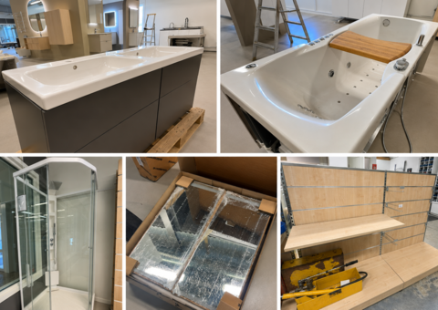 Image representing the auction - Sale of bathroom fittings and shop fittings