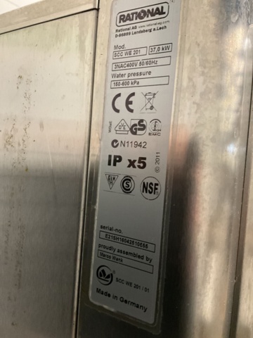 1473654-6 Rational oven - Selfcooking center SCC 201 WE