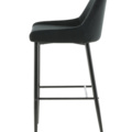 1570299-4 Plaza Barchair Svart Velvet Antal: 4