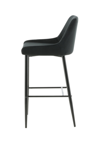 1570299-4 Plaza Barchair Svart Velvet Antal: 4