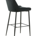 1570299-5 Plaza Barchair Svart Velvet Antal: 4