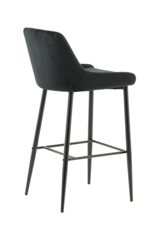 1570299-5 Plaza Barchair Svart Velvet Antal: 4