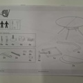 1575767-5 Table VARIOUS Ø1600 mm, height 740 mm, black, white