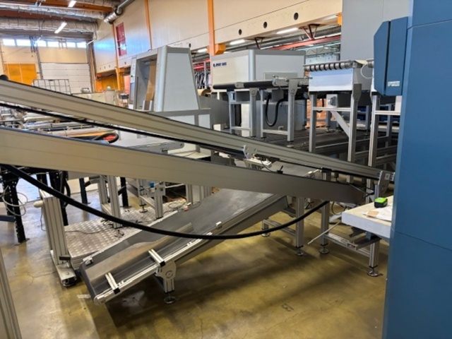 1573143-10 Packing machine with sorting system and roller conveyors - Emotions PSF3500