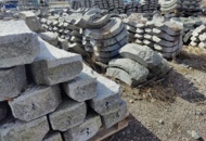 1576074 20 pcs Granite Kerbstone Radii