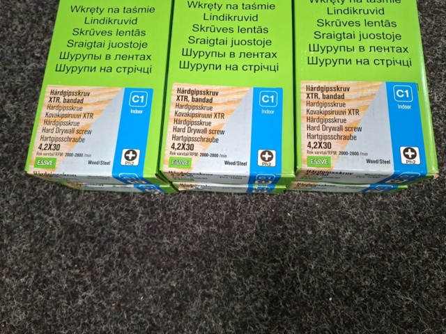 1575856-2 6000 st Bandad Hårdgipsskruv 4.2x30mm, Essve