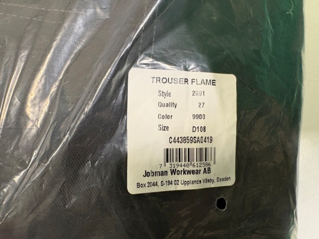 1576093-6 Welding trousers - Jobman
