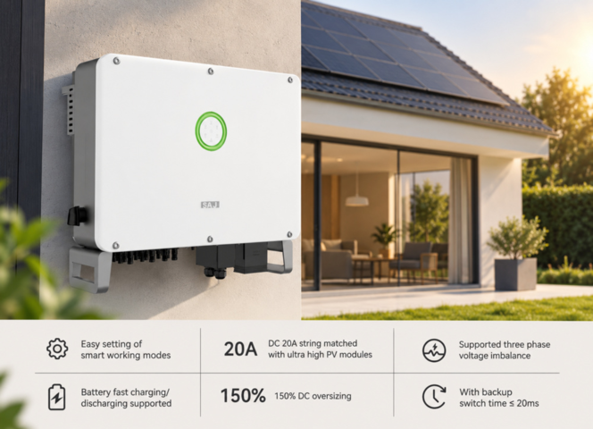 1576106-4 25.0 kW solar package – DAH Solar 500 W, SAJ hybrid inverter, Weland Stål – free shipping