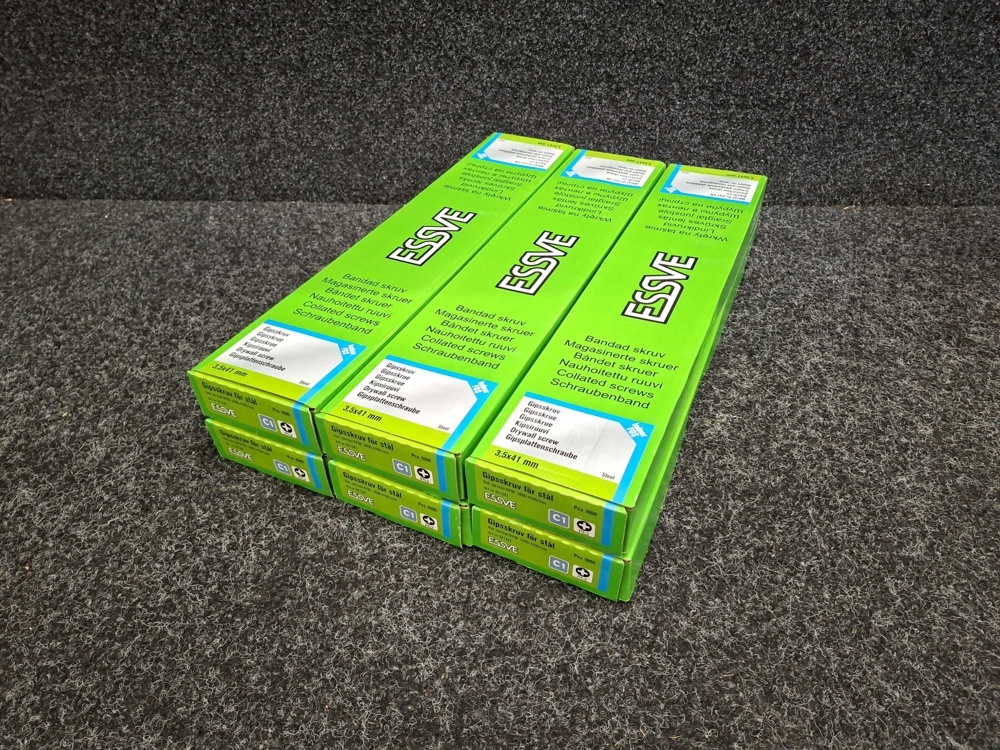 1575865-1 6000 pcs Drywall screws for steel 3.5x41mm, Essve