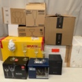 1506023-1 Collection of drinking glasses and champagne glasses