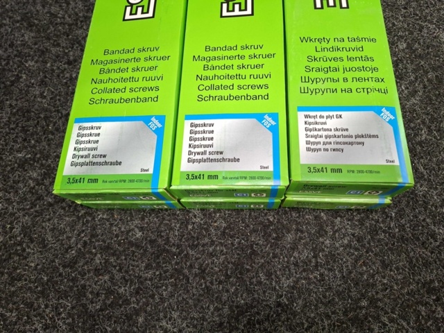 1575868-2 6000 st Bandad Gipsskruv för stål 3.5x41mm, Essve