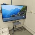 1564820-2 65" TV LG UH661V on stand