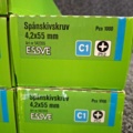 1575874-3 5000 st Bandad Spånskiveskruv 4.2x55mm, Essve