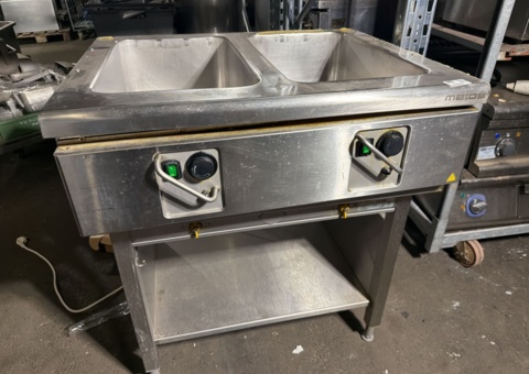 Water bath with two basins - Metos BMOS2-800