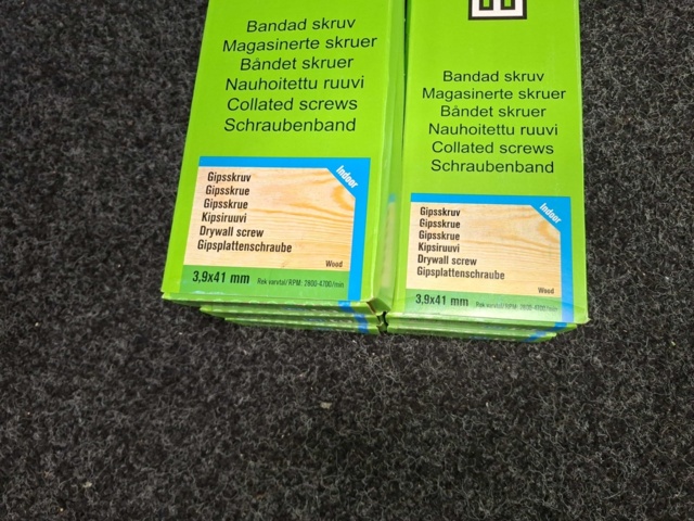 1575875-2 5000 st Bandad Gipsskruv för trä 3.9x41mm, Essve