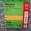1575876-3 2400 st Ankarskruv 5.0x40mm, Essve